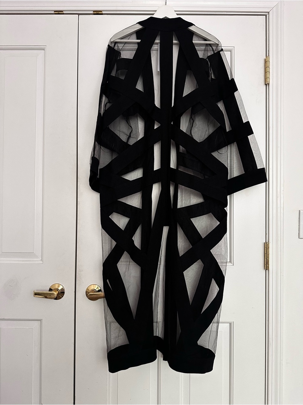 AKIRA Meshin Around Sheer Mesh Duster Cardigan NWT Medium - Picture 6 of 10